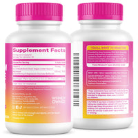 Magnesium Glycinate for Pregnancy – Pink Stork vitamin D supplement facts on capsule bottles.
