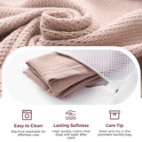 Momcozy nursing cover for breastfeeding showcasing soft, breathable fabric with easy care instructions and lasting softness.