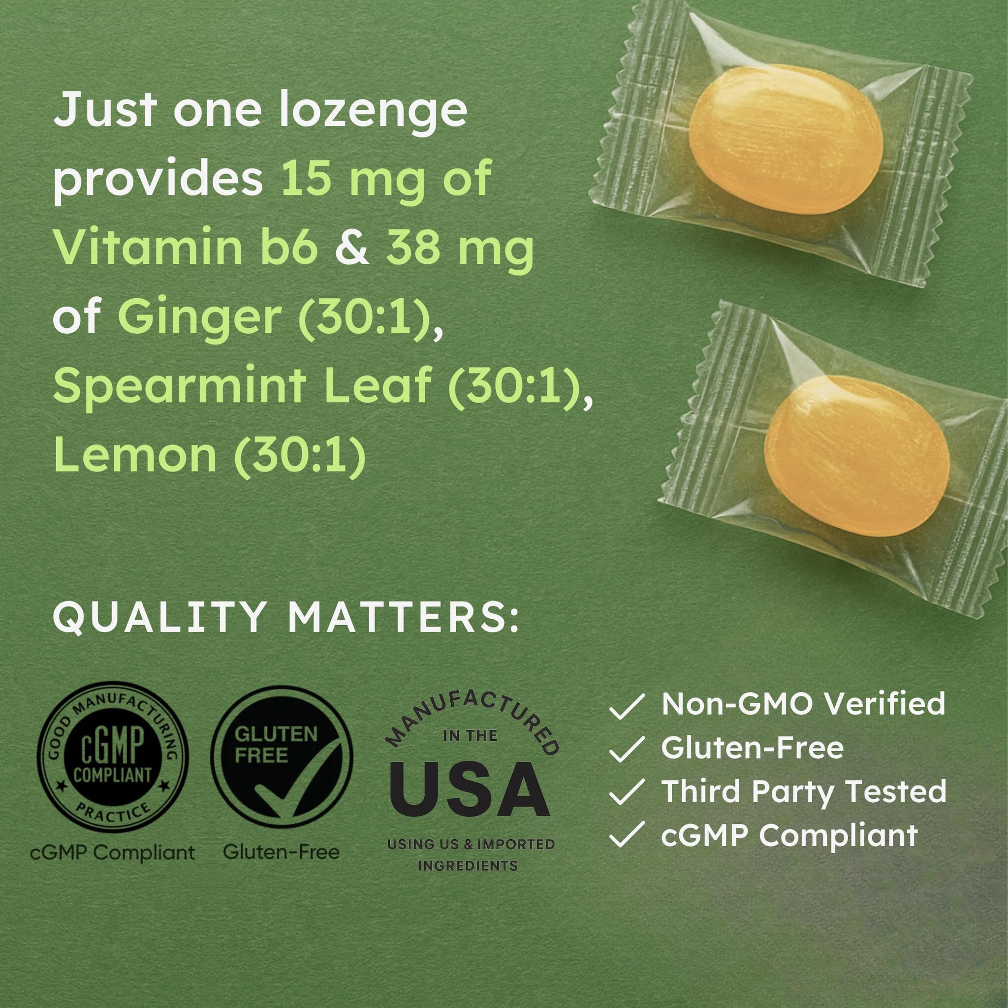 Ginger drops for pregnancy nausea with Vitamin B6, Ginger, Spearmint, and Lemon for effective relief.