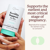 Fertility supplement for women, Premama Fertility Support for Her, reproductive support for women trying to conceive.