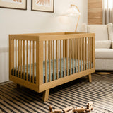 Babyletto Hudson 3-in-1 convertible crib in a stylish nursery setting with modern decor.