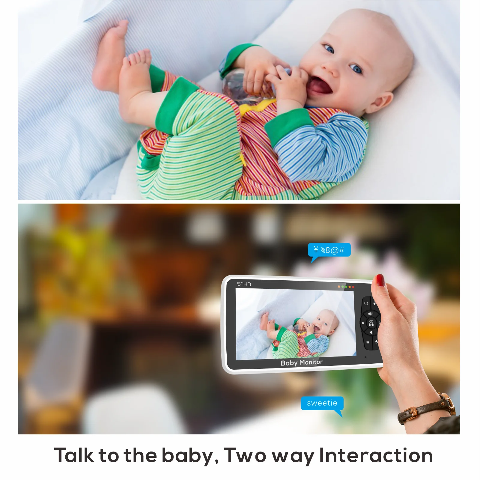 Baby Monitor Zoom | Infant Baby Camera | Awaiting the Stork