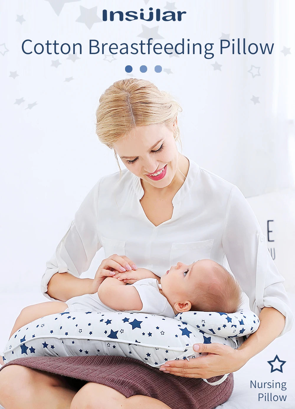 Maternity breastfeeding pillow - 2pcs - Awaiting the Stork