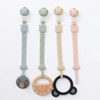 Silicone pacifier clip holder for babies - Awaiting the Stork