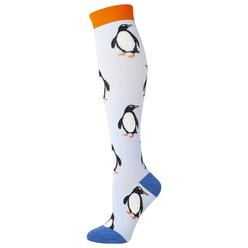 Pregnancy support compression socks for varicose veins and swelling - Awaiting the Stork