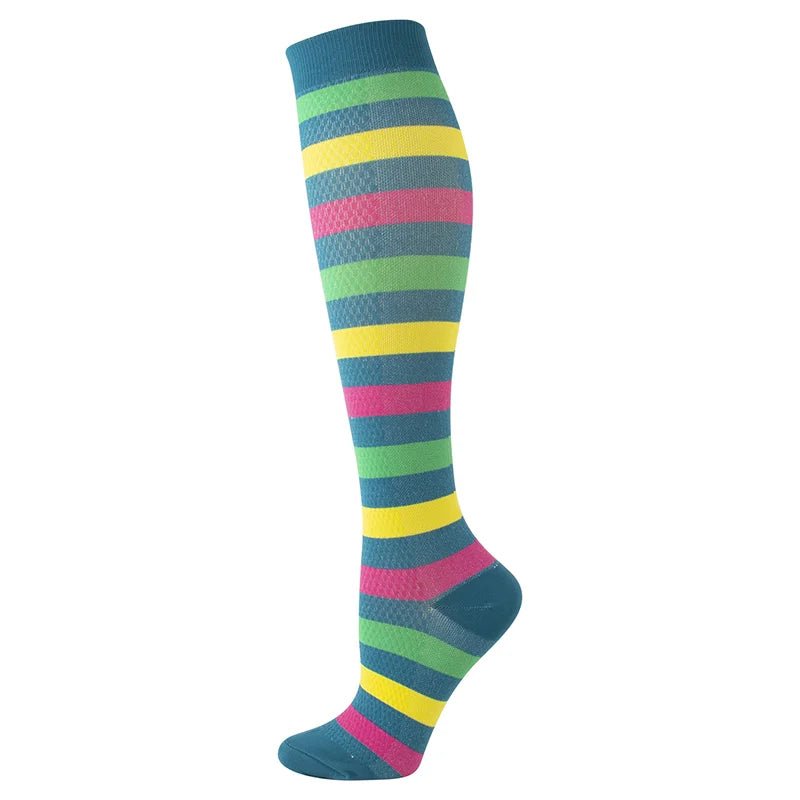 Pregnancy support compression socks for varicose veins and swelling - Awaiting the Stork