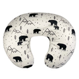 Ultra soft minky baby nursing pillow cover - Awaiting the Stork