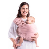 Cotton Baby Wrap Carrier Stretchy Sling for Newborns to Toddlers (0-36 Months) - Awaiting the Stork