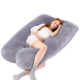 U-Shaped pregnancy sleep pillow 51x28in - Awaiting the Stork